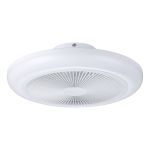 Eglo Plafondventilator Sayulita 1 ABS Wit 25.3W 820lm - 827-865 Afstembaar Wit + RGB | Dimbaar